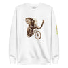 Front: GRUNGE ELEPHANT Sweatshirt in White