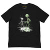 Black Front View of MARS ALIEN DANCE Premium Crewneck T-Shirt