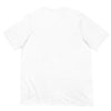 White Back View of GLOWING CAT Premium Crewneck T-Shirt