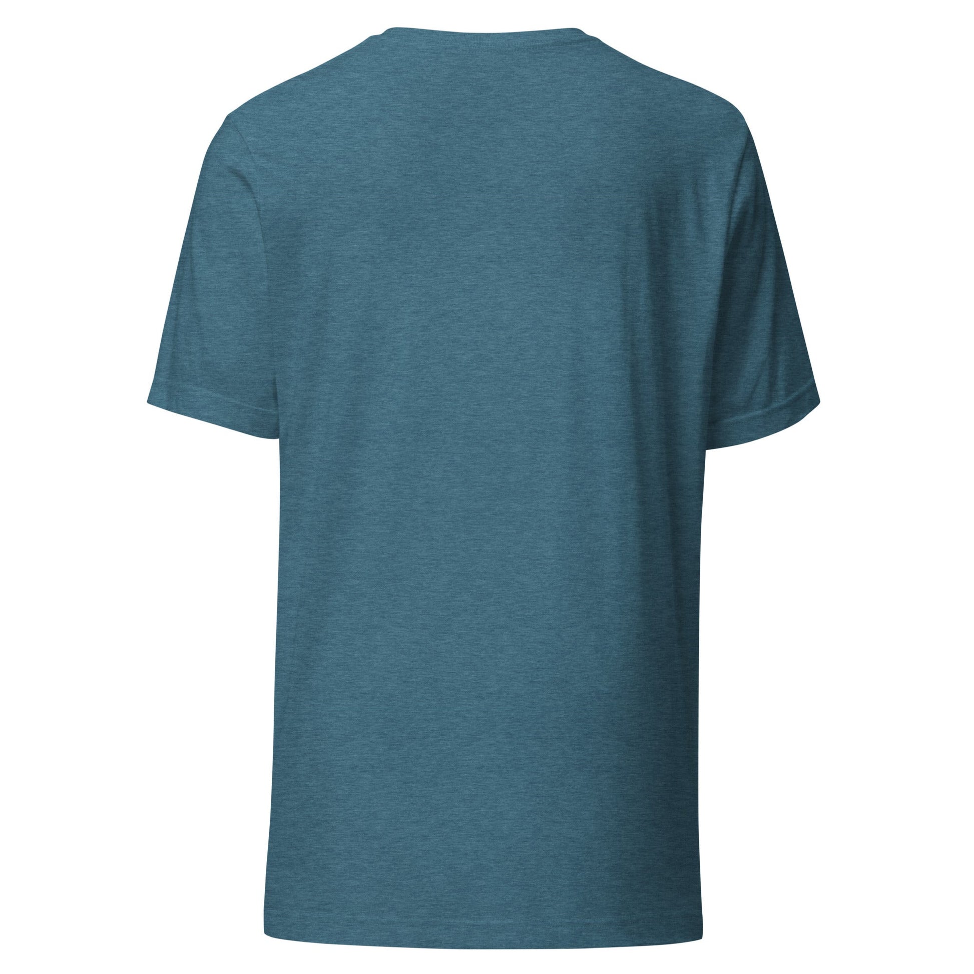 VINTAGE FIRE DOG Premium Crewneck T-Shirt in Teal - Rarileto - Ghost Back View